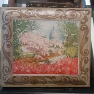 Sunshine Biscuit Tin 12.5" x 11" x 3"